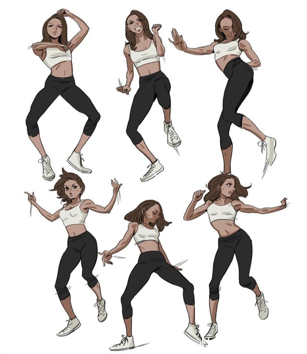 人物|动漫中的舞蹈动作是怎么绘制出来的,流畅的动作后面是大量的原画