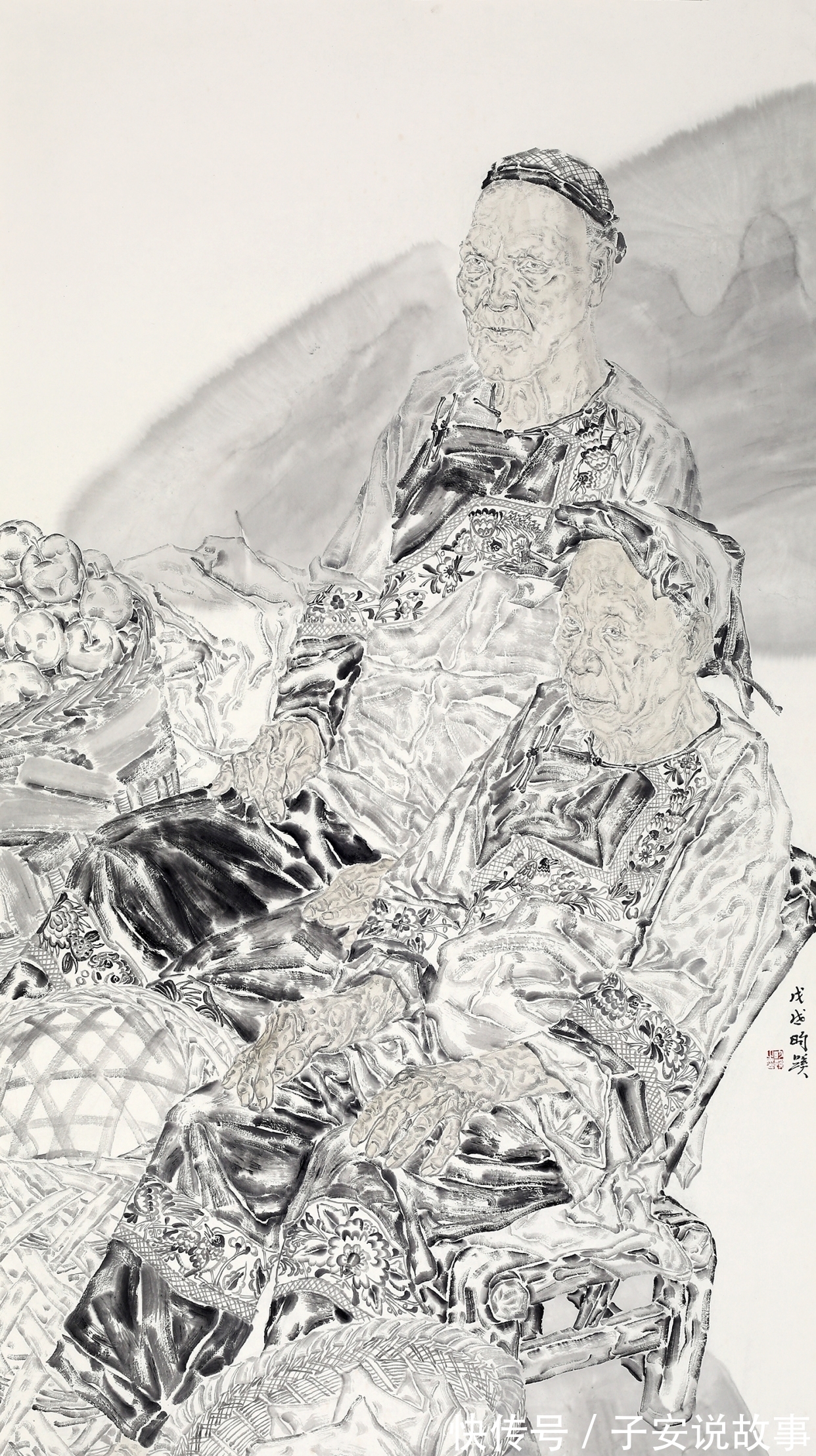 笔墨！「直击书画」李昀蹊，全新笔墨语境下的人物画