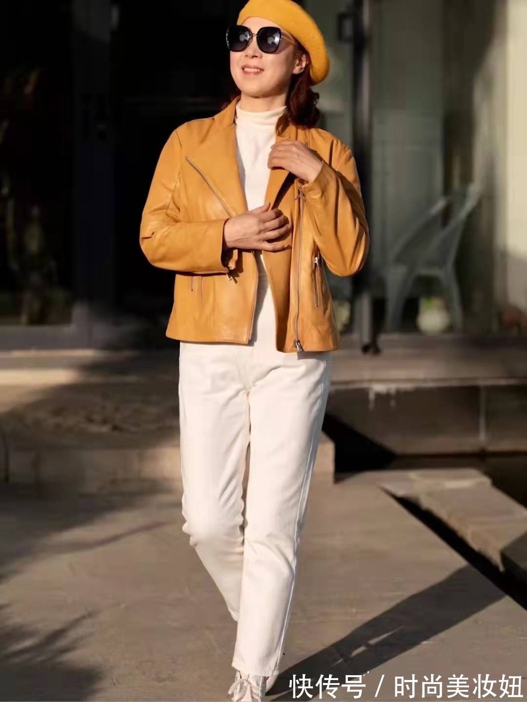 皮衣 终于找到适合60岁的“皮衣”搭配,8套不重样的穿搭,时尚减龄