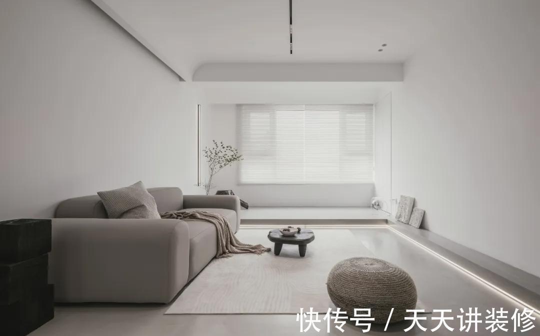 从容|120㎡现代极简风，惬意从容的氛围感