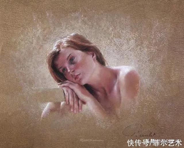 艺术学院$法国女粉彩大师,描绘的女性之美,细腻柔和