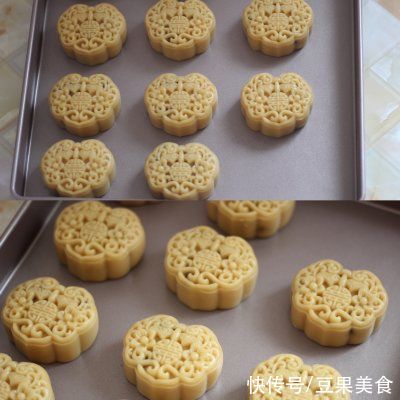 在家自制椰香十足酸甜可口的蔓越莓椰蓉月饼