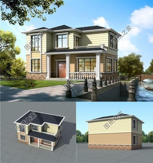 户型图|农村建二层毛坯房多少钱?合理规划好,没有你想象中的那么贵