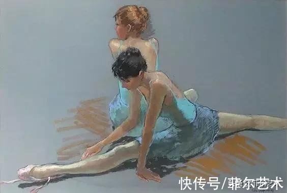 舞女|听说，乌克兰女画家Katya.Gridneva画的芭蕾舞女很漂亮