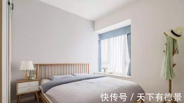 两居室|闺蜜的90㎡北欧两居室,全包14万,卫生间清爽的色调,非常不错