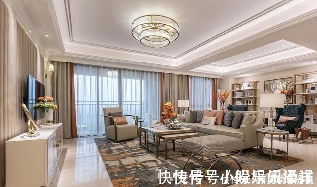 简欧|260㎡简欧大平层,装修效果比别墅还大气,每1㎡都散发着高级!