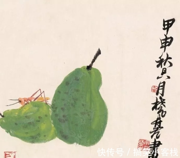 来楚生!老画家的画|来楚生大写意花鸟画