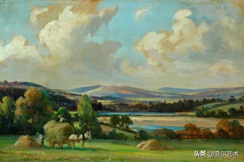 布拉德#英国画家希金斯·里格的油画艺术作品欣赏