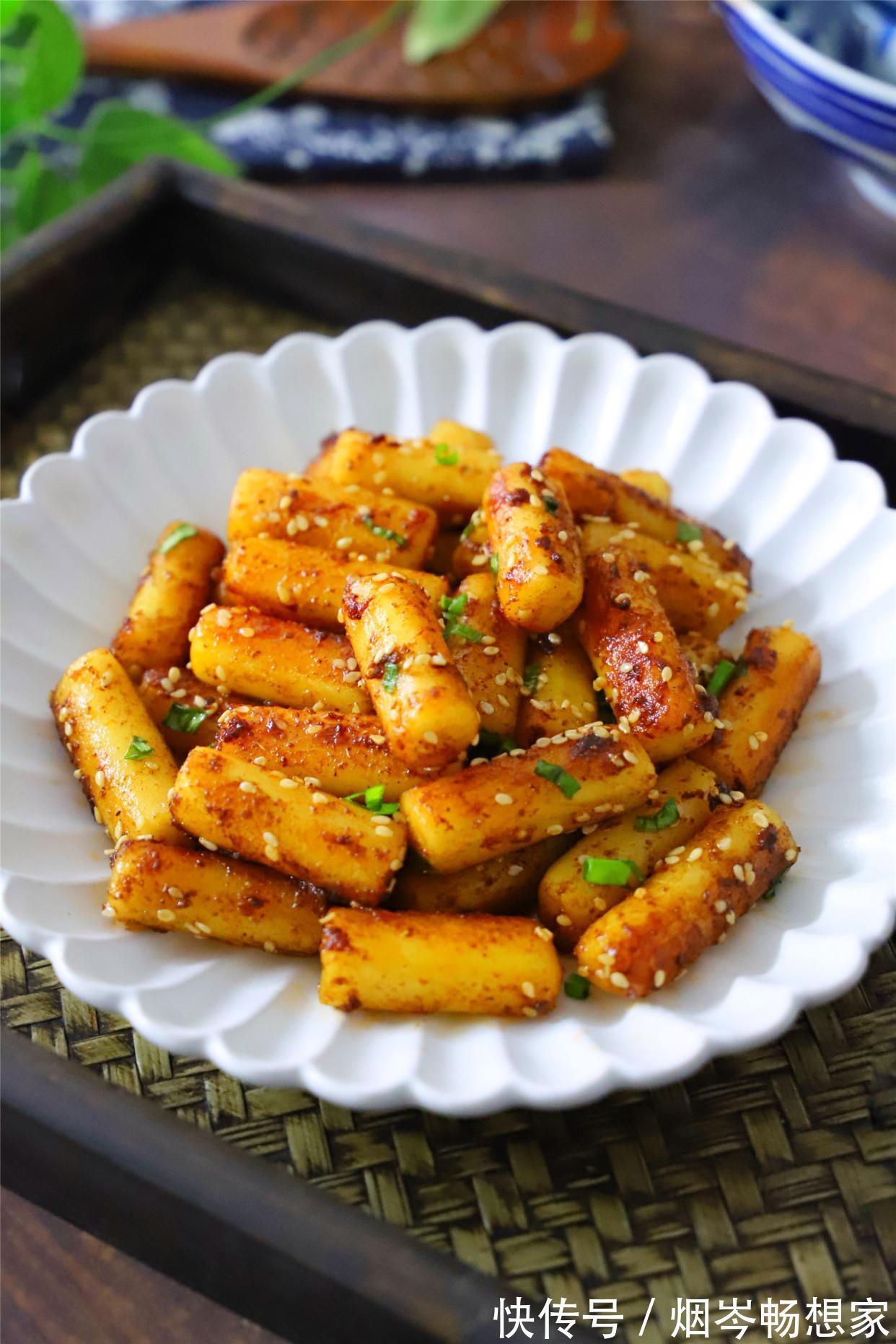 好吃|家常炒年糕，炒前多加一步，年糕软糯Q弹，入味好吃还不粘锅