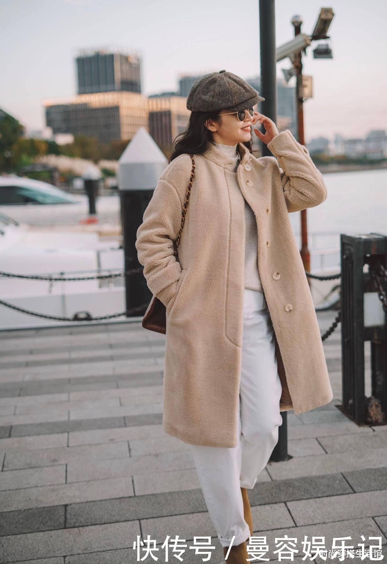 冬天尽量少穿毛衣搭半裙,太土!看三木这样搭,时髦又保暖
