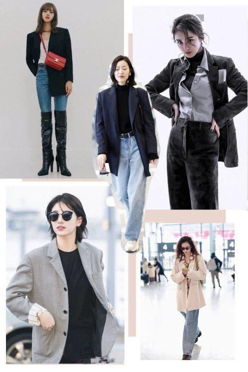 西装外套不会搭配,一件牛仔单品就够了,各种风格完美拿捏!