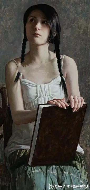 画家#我喜欢赏析姿色丰盈女性形体油画,浅谈西方女画家纯情的青春风采