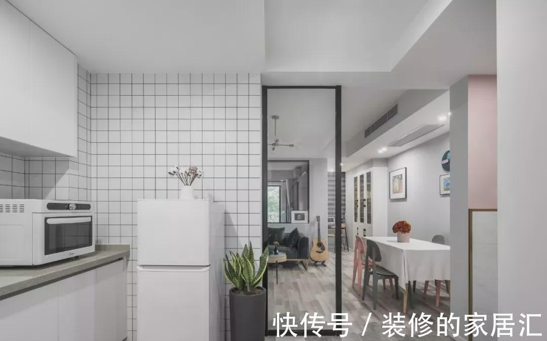 惬意|53平的北欧风小户型公寓，简单的色彩营造出清新感，轻松惬意！