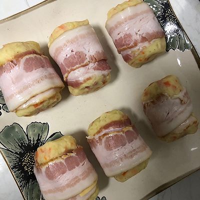 玉米粒|培根土豆泥沙拉卷