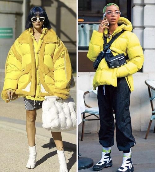  上街|羽绒服一定要穿的潮，不然就真成披着棉被上街了！
