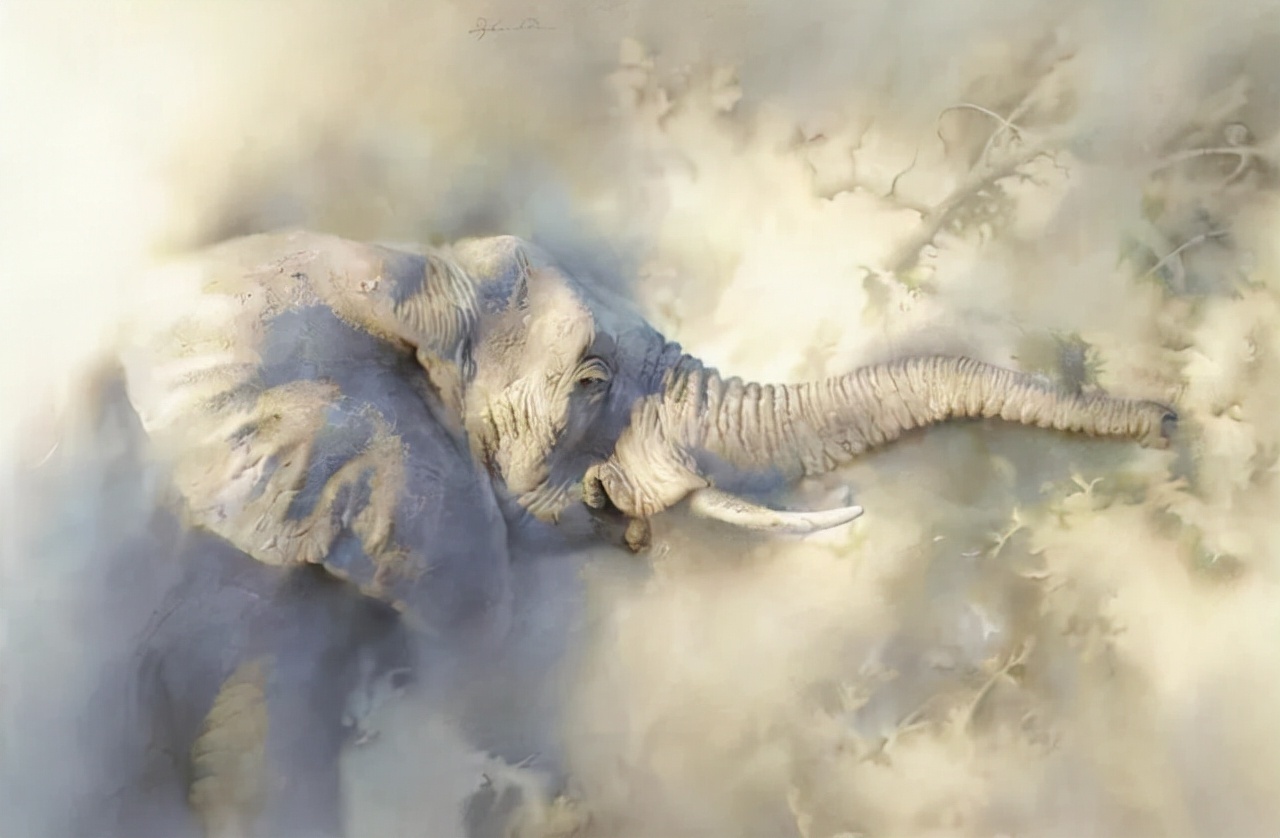 非洲#异域奇境、恍如隔世,艺术家迪兰·斯科特·皮尔斯的水彩画