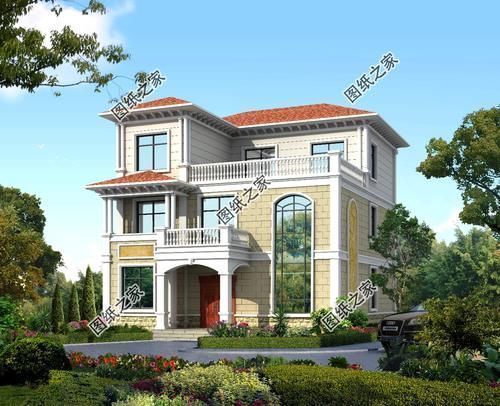 实用|农村最漂亮的三层别墅图片,大气又实用,第三套最洋气