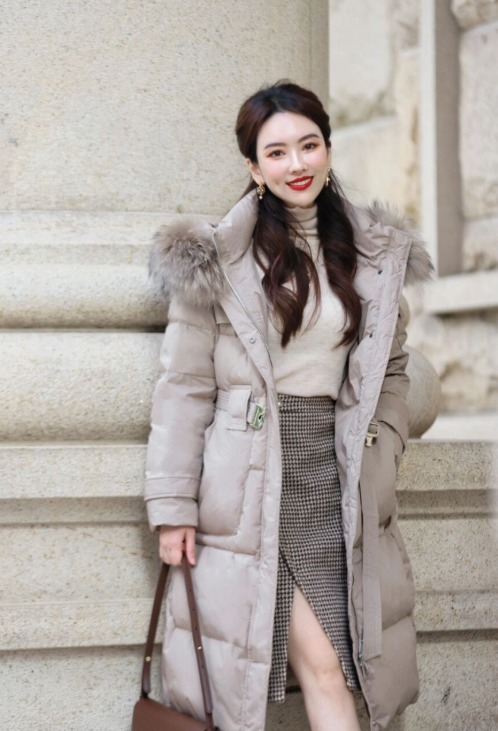 毛毛领 都说羽绒服很土,为什么她们能穿出高级感?答案在这