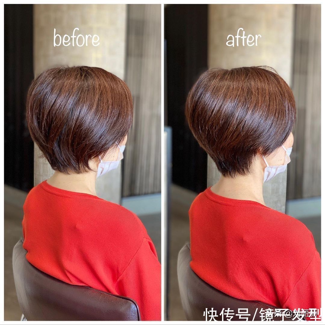 剪短 发型这样换,效果就是不一样,美到就像变个人