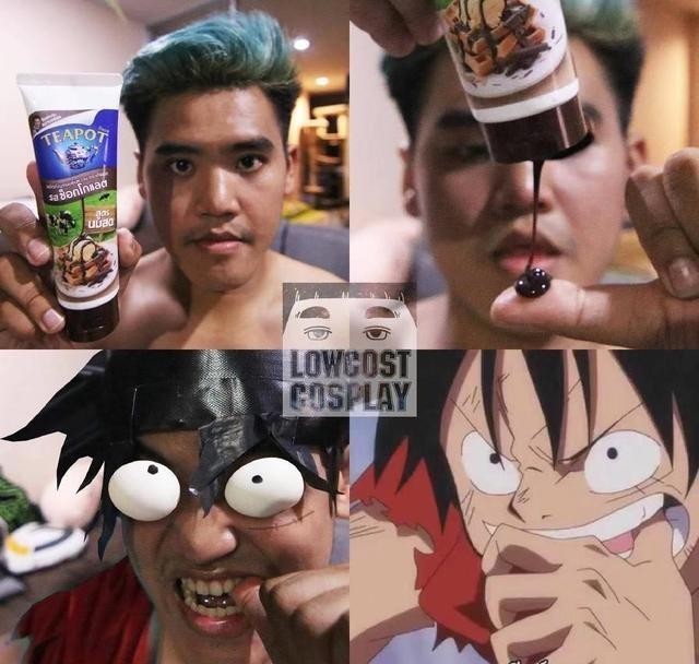 惊艳|海贼王:泰国小哥五毛钱cos又来了,索隆四刀流惊艳