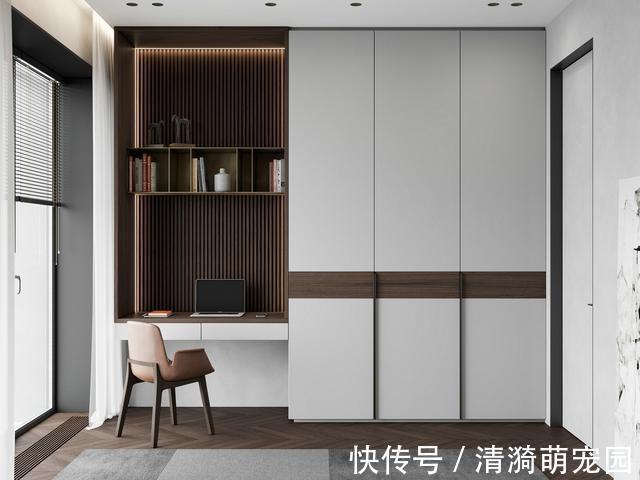 微水泥|现代轻奢两居：又见木质与石材，又见精致与高级