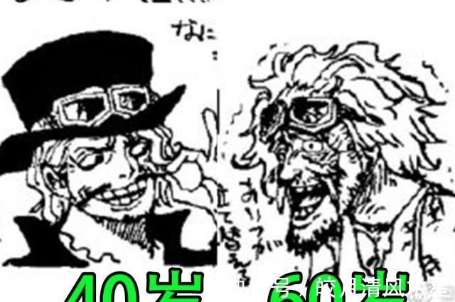 雷利|海贼王角色60岁时都啥样,作者亲自动笔,路飞像卡普娜美没变化