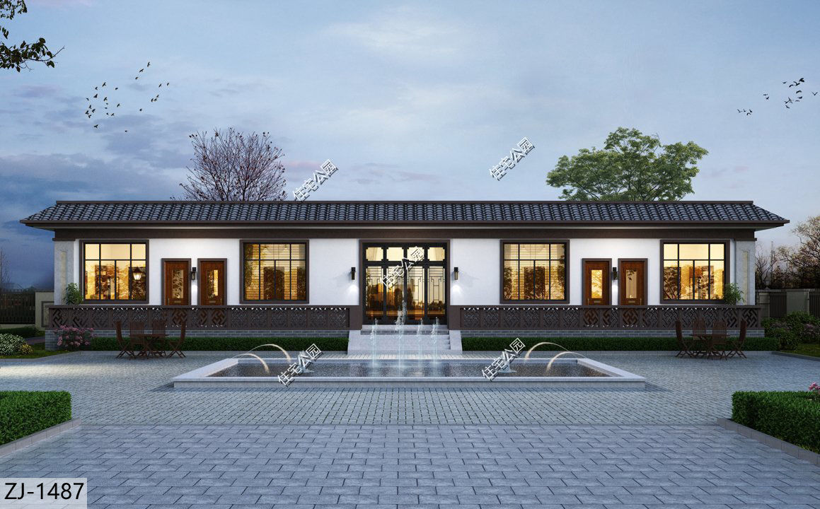 布局|养老房还是一层好,10套一层农村户型,建一栋出来送给父母正合适