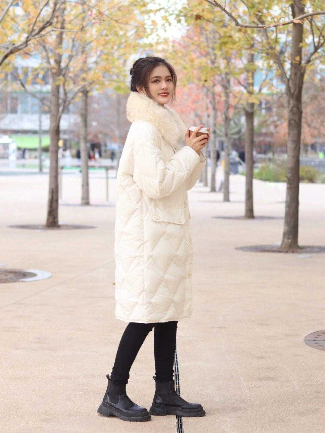 羽绒服 韩系风的羽绒服搭配,让你的气质更出众,保暖且显瘦
