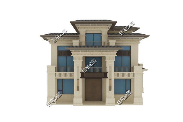 外置|14×12米农村二层半别墅,实用还漂亮,7间卧室绝对够住