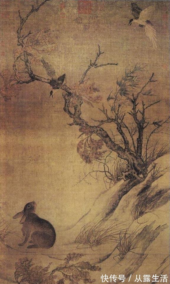 宋人双喜图@“不知名”的千年古画,放大5倍发现暗藏8字,专家:终于现世了