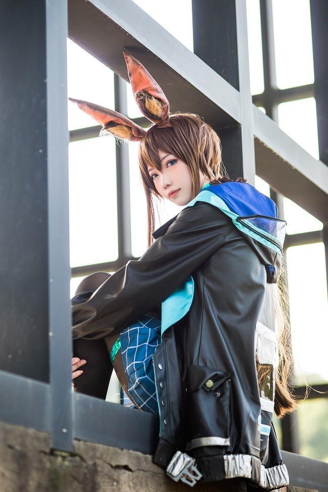 小可爱|cos:兽耳阿米娅,想做一个安静的小可爱