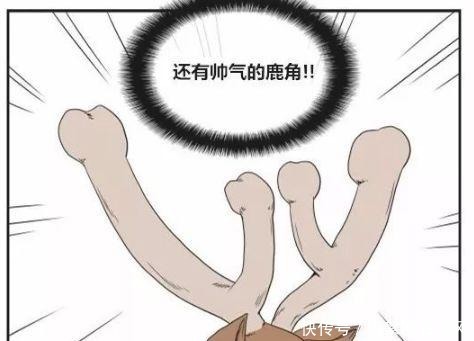 美女|搞笑漫画美女为了一只鹿，放弃了男子