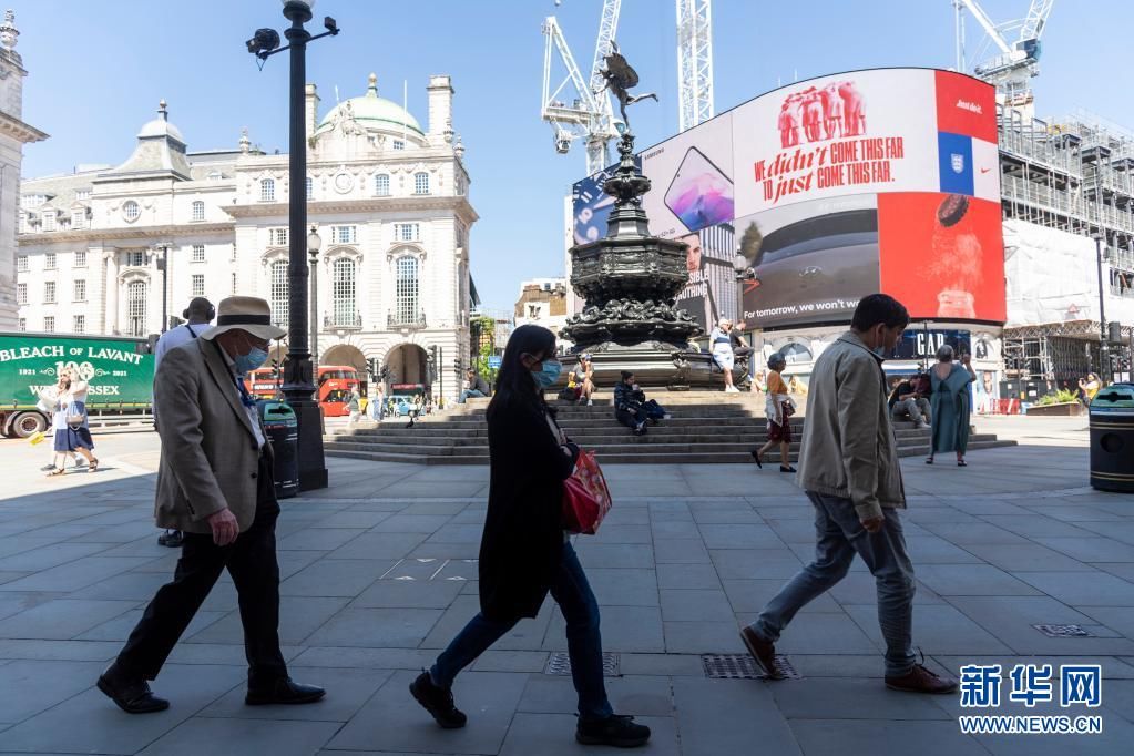 新冠|英国单日新增新冠确诊病例超5万例