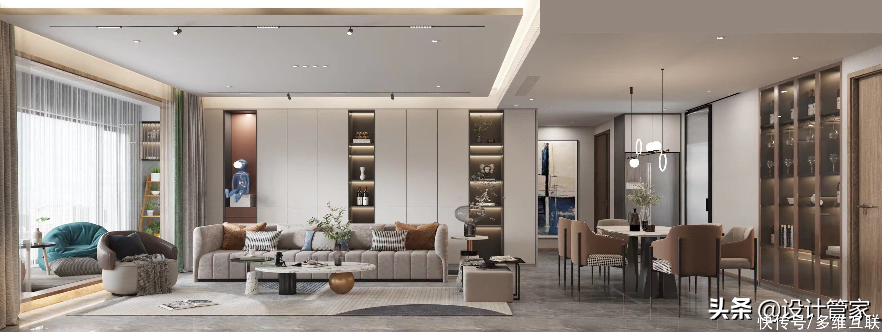 实景|新婚小夫妻的120平三居室,耐看又不容易过时,实景更有格调