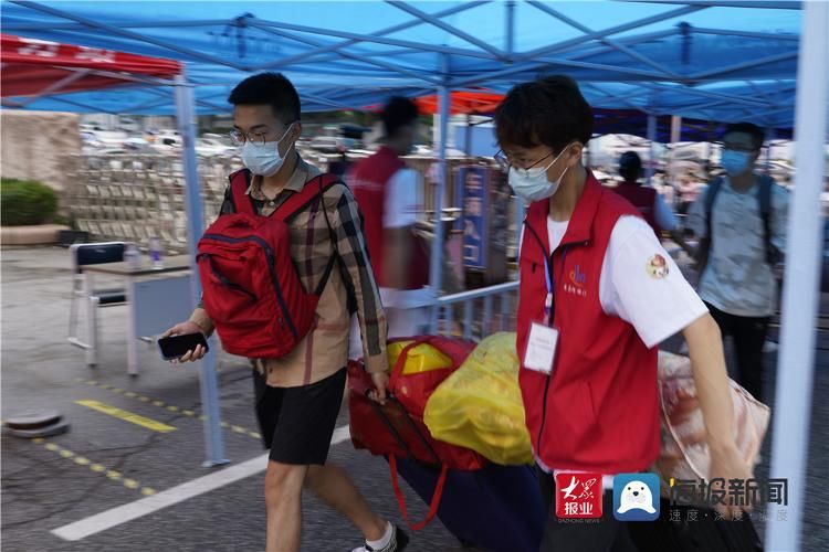 学院|不等风，只能你！青岛科技大学2021级省内新生今天报到