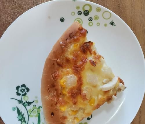 香梨和玉米粒做的披萨—9寸大小厚饼