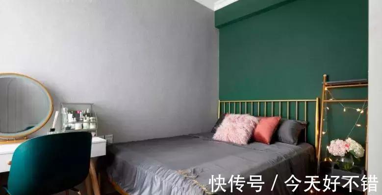 二手房|50㎡小户型二手房改造,粉色背景墙少女心十足,最喜欢主卧设计