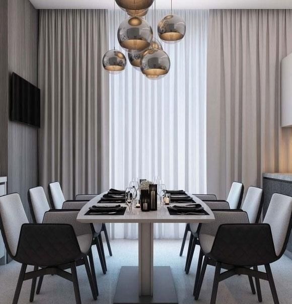 三房|全屋平面吊顶真不错,餐厅包进厨房更实用,很高级的三房装修设计