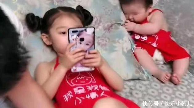 小公主|爸爸喂女儿吃西瓜,当镜头转向儿子,网友笑得手抖:儿子捡的吧