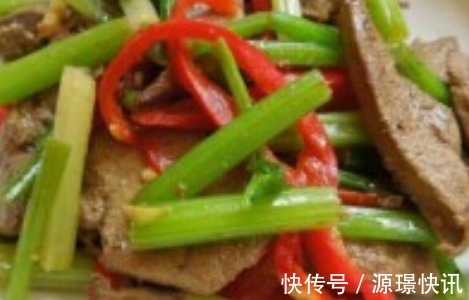 芹菜炒猪肝|儿子贼拉喜欢的护眼菜,好吃到爆,含有大量的维生素A,营养健康