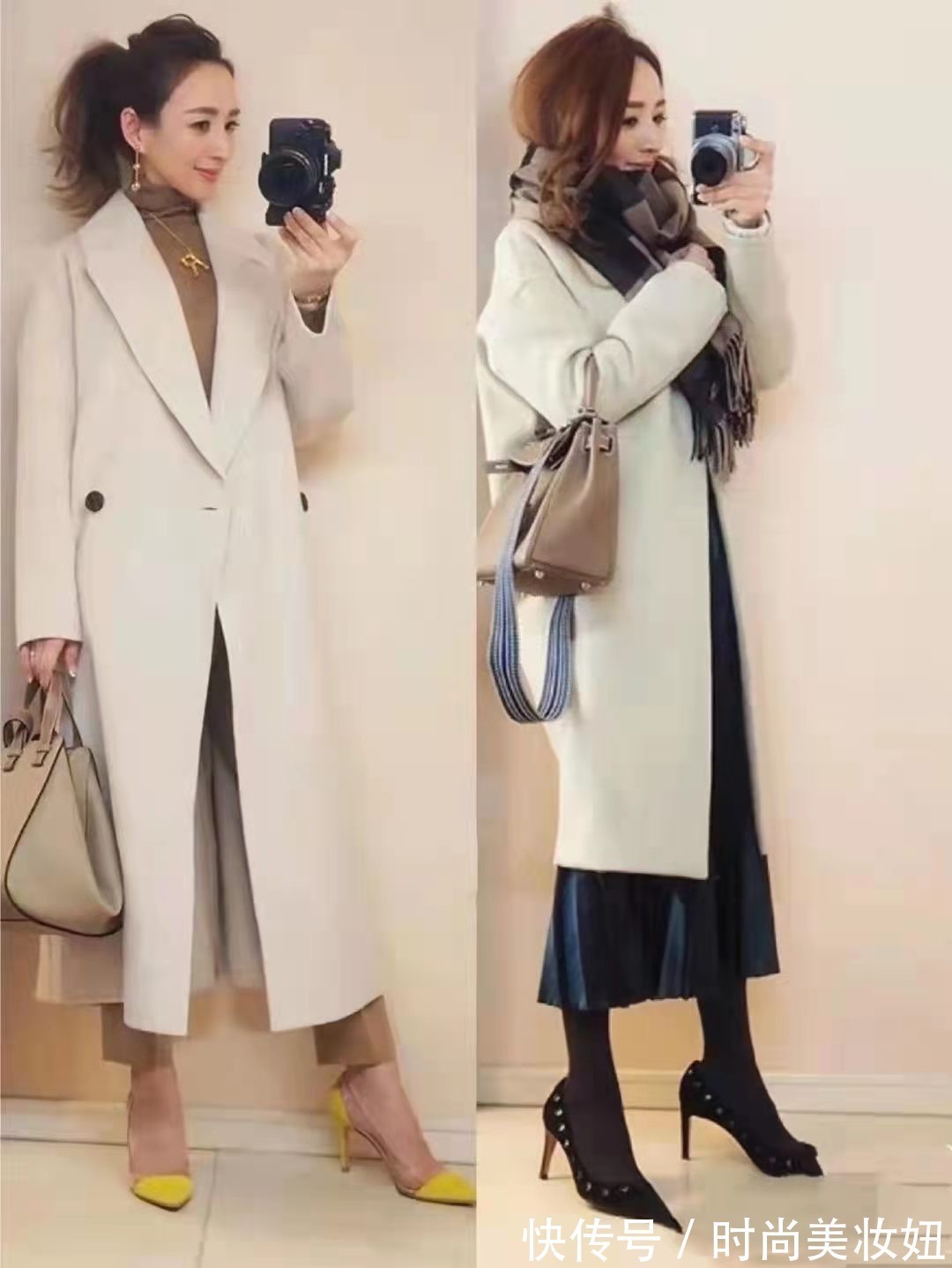 红色大衣|上年纪的女人别穿红色大衣,这4种“高级色”,随便穿都很大气