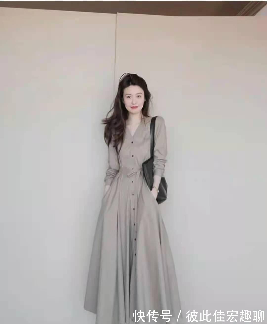 秋冬|长款连衣裙配什么鞋子好看