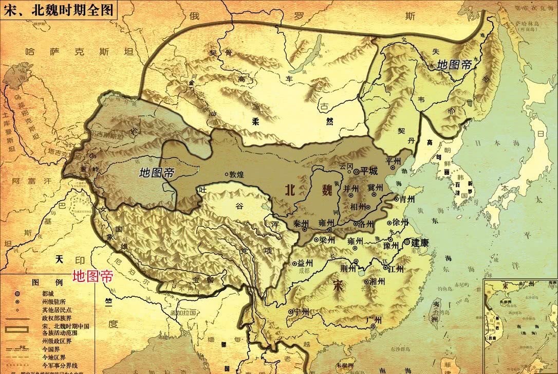 南宋|南朝宋和南宋,这两个宋朝谁的地盘大?