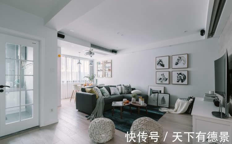 风格|89平的杭州小家,全屋薄荷色,清新自然,这才是夏天的风格