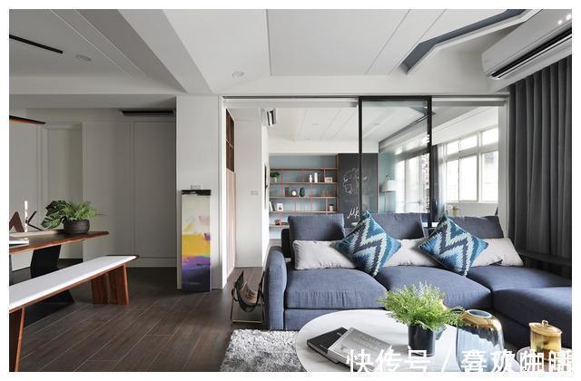 空间|简洁有力的美式现代风!自由开放的设计,共同谱写幸福生活!