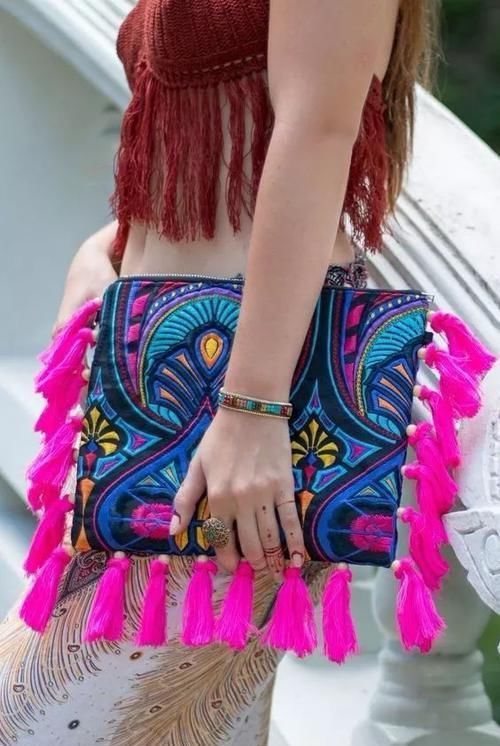 再丑的包包都能用流苏拯救,闲置旧包这样改造,比新买的还美