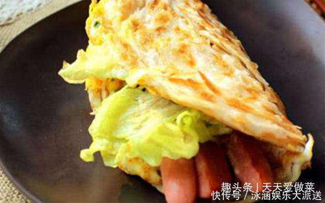 简单|手抓饼的家常吃法,简单易做,超快手,3分钟搞定,懒人早餐必备