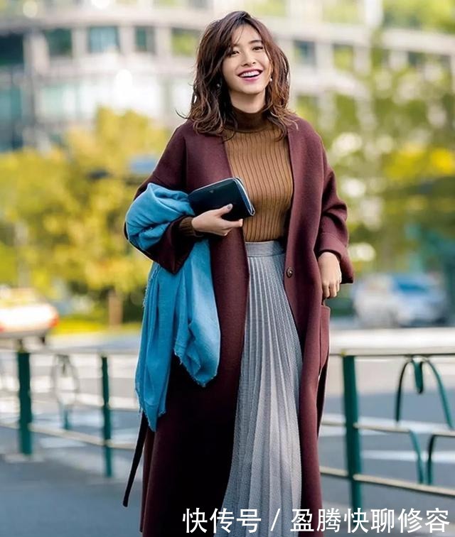 互搭|大衣+裙子=冬天最优雅的女神装