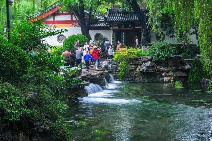 趵突|趵突腾空胜景再现，看泉水游客云集