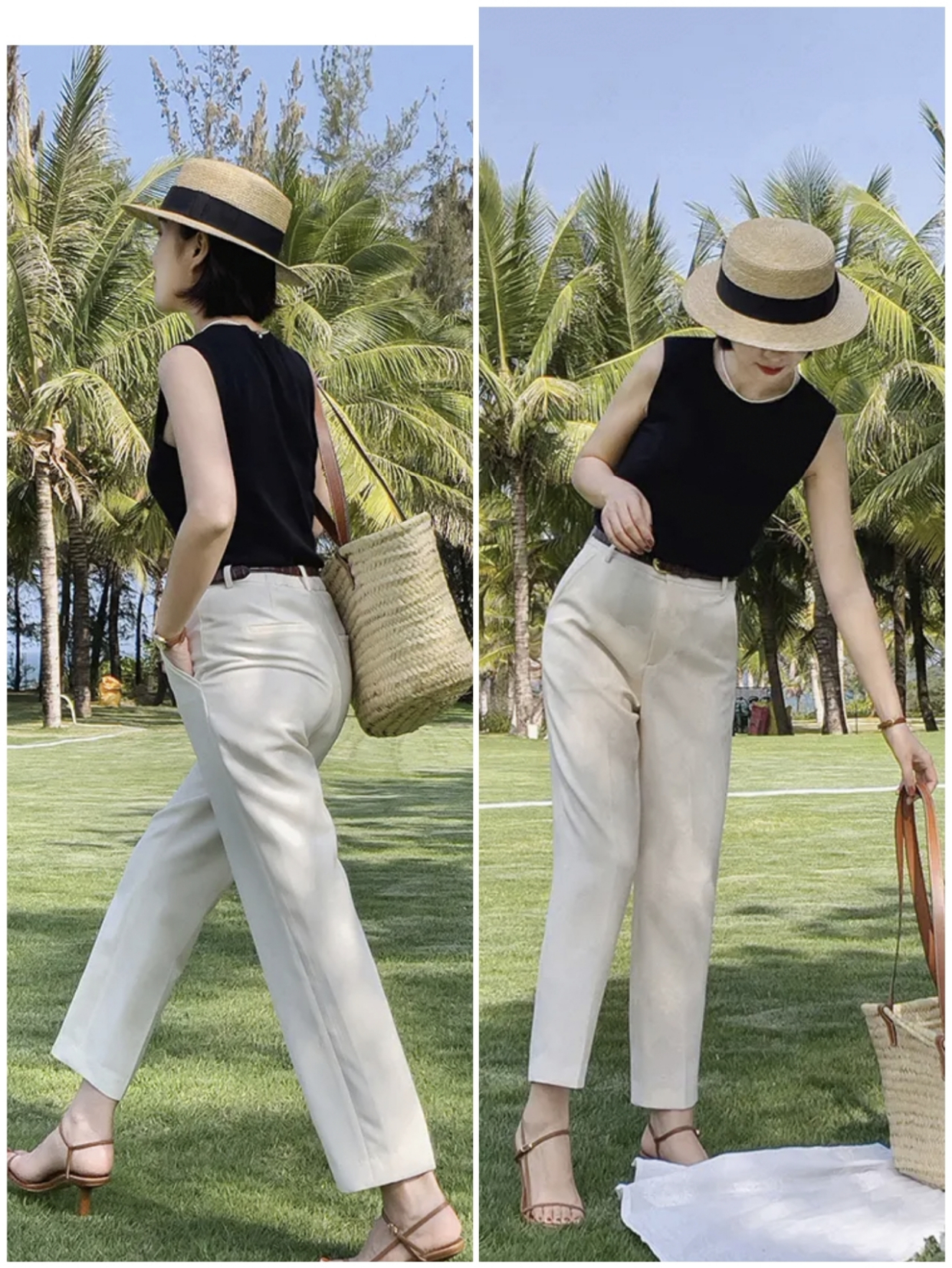 技巧|“白裤子”怎么穿不普通?学会这些穿搭技巧,美得优雅温柔又高级